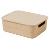 【CL】25Q4#2526 meters white multi-functional desktop storage box with lid, bean paste cosmetics organization box, storage box, storage box, neat storage items Item Picture